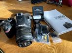 Nikon D3200 18-55 VR 2 Kit (in original box), Audio, Tv en Foto, Fotocamera's Digitaal, Spiegelreflex, 24 Megapixel, Zo goed als nieuw
