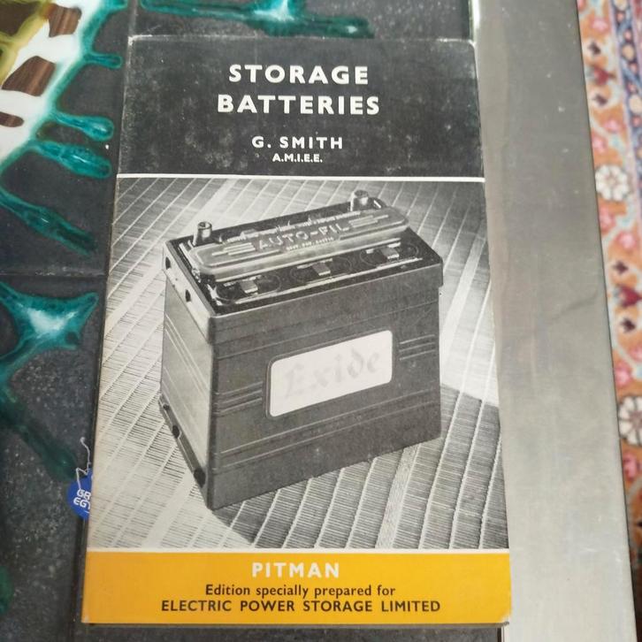 Storage Batteries - G. Smith - Accu Handleiding, Boeken, Auto's | Boeken, Gelezen, Algemeen, Ophalen