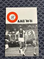Ajax presentatiegids 1980-1981, Ophalen of Verzenden, Zo goed als nieuw, Ajax, Boek of Tijdschrift