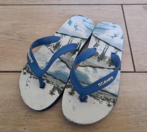 Jongens teenslippers / slippers, maat 33 / 34, Kinderen en Baby's, Kinderkleding | Schoenen en Sokken, Zo goed als nieuw, Overige typen