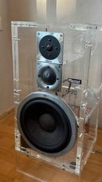 GEZOCHT magnat luidspreker in plexi, Magnat, Ophalen of Verzenden, Niet werkend, 120 watt of meer