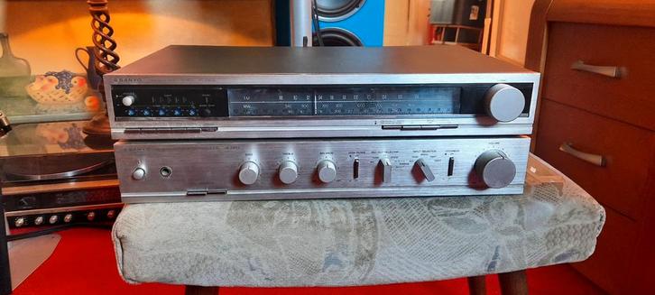 Te koop Sanyo jt 2503l en Sanyo Ja 2503 met phono 👌😎, Audio, Tv en Foto, Stereo-sets, Overige merken, Ophalen