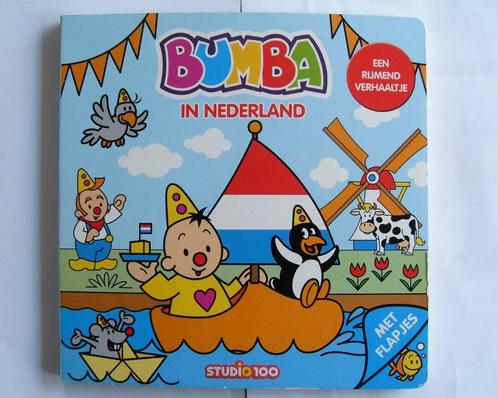 Bumba in Nederland - flapjesboek - Studio 100, Boeken, Kinderboeken | Baby's en Peuters, Zo goed als nieuw, Ophalen of Verzenden