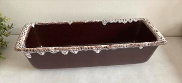 Jasba Hot Pot Vorm - Vintage Bruin Fat Lava 34,5x13,5 cm beschikbaar voor biedingen