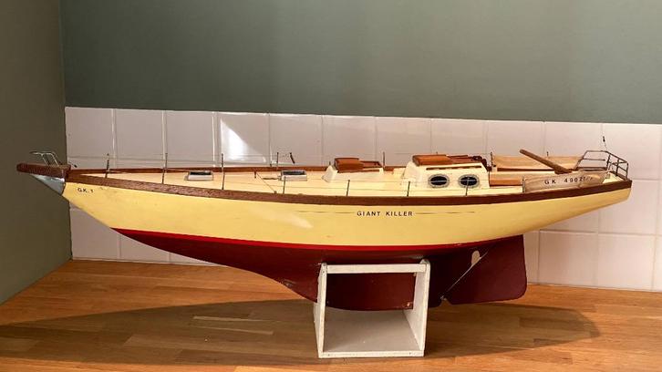 Model zeil kajuit jacht LeComte Ocean Racer 52 Handgemaakt, Hobby en Vrije tijd, Modelbouw | Boten en Schepen, Zo goed als nieuw