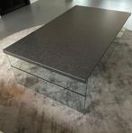 Mooie salontafel van glas met bovenblad van composiet, 50 tot 100 cm, Minder dan 50 cm, 100 tot 150 cm, Rechthoekig