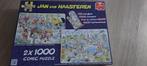 2 van Haasteren puzzels 1000 stukjes, Ophalen of Verzenden, 500 t/m 1500 stukjes, Gebruikt, Legpuzzel