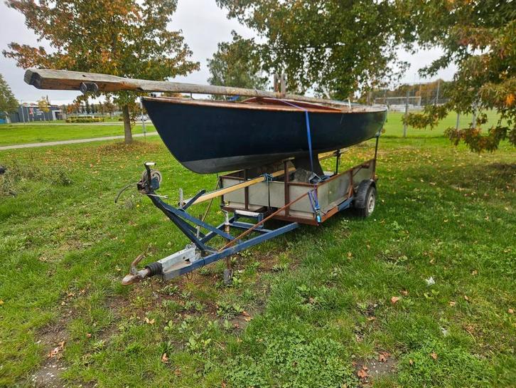 Zeilboot inclusief trailer, Watersport en Boten, Zeilen en Zeiltoebehoren, Zo goed als nieuw, Minder dan 15 m², Ophalen of Verzenden