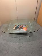 Perplex / glas  salontafel, Ophalen, Minder dan 45 cm, Gebruikt, Glas