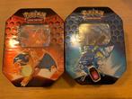 Pokemon hidden fates tins charizard en gyarados, Hobby en Vrije tijd, Verzamelkaartspellen | Pokémon, Nieuw, Ophalen of Verzenden