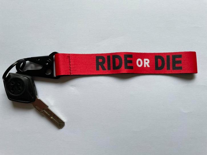 RIDE OR DIE sleutelhanger, Verzamelen, Sleutelhangers, Nieuw, Ophalen