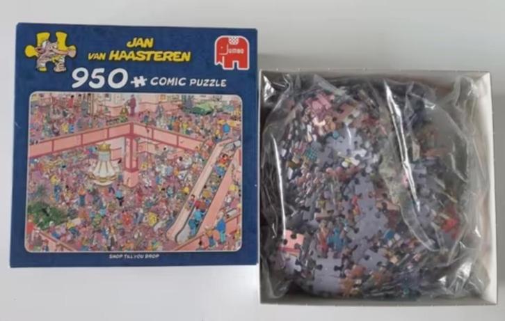 Jan van Haasteren puzzel 950 _ Shop till you drop _ Jumbo, Hobby en Vrije tijd, Denksport en Puzzels, Zo goed als nieuw, Legpuzzel