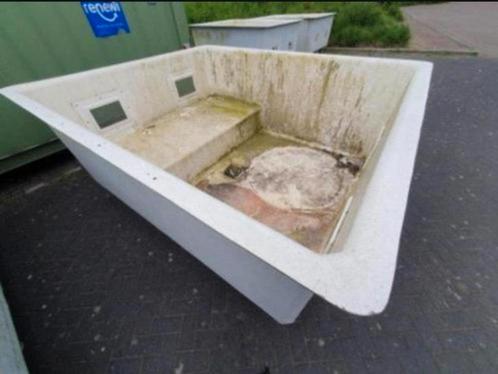 4 mooie grote dik polyester vijver bakken, Tuin en Terras, Vijver-toebehoren, Gebruikt, Vijverbak, Ophalen