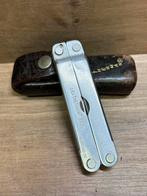 LEATHERMAN TOOL MET LEREN HOES, Caravans en Kamperen, Kampeergereedschap, Ophalen of Verzenden, Gebruikt