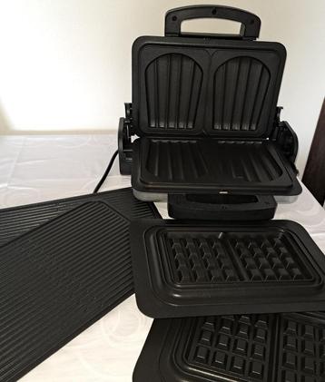 Nova 4-1 toastigrill apparaat. Met extra bakplaten. beschikbaar voor biedingen