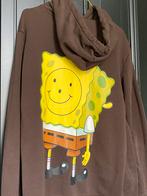 H&M SpongeBob Bruine Hoodie – streetwear maat M, 60% Katoen, Bruin, Maat 48/50 (M), Ophalen of Verzenden, Zo goed als nieuw
