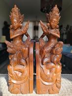 Balinese boekensteunen, Antiek en Kunst, Kunst | Beelden en Houtsnijwerken, Ophalen of Verzenden