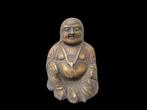 Cadeau kado brons happy Boeddha beeld, Ophalen of Verzenden, Zo goed als nieuw