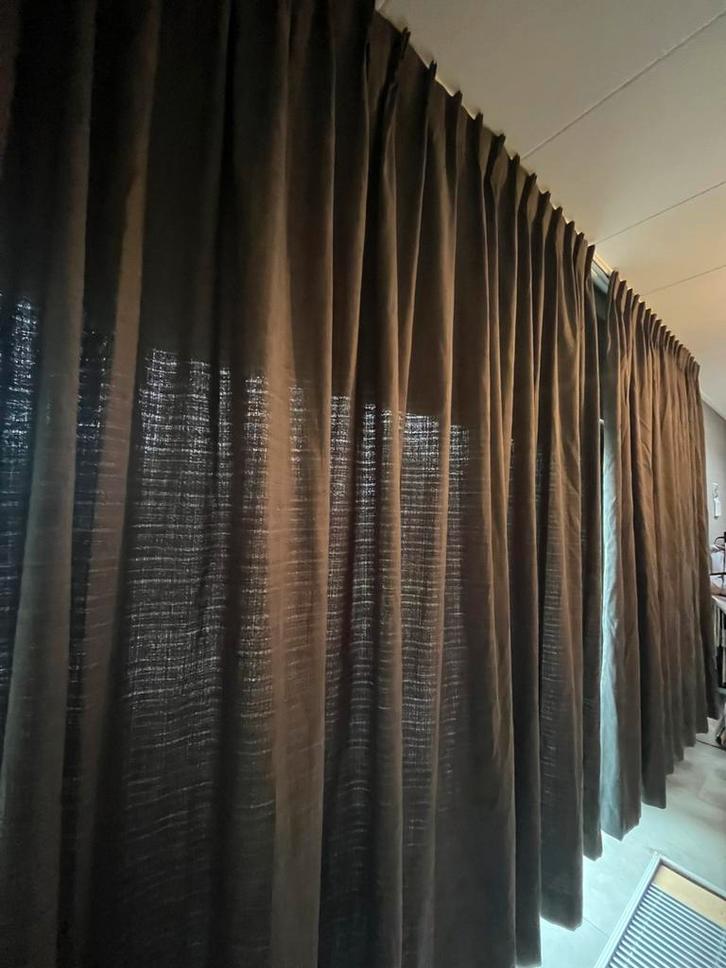 Toppoint overgordijnen set (nieuw) 244x370, Huis en Inrichting, Stoffering | Gordijnen en Lamellen, Nieuw, 200 cm of meer, 200 cm of meer