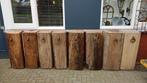 Oude hardhouten zuilen meerpalen kunstwerk vaas beeld, Verzenden, Nieuw, Hout, Overige typen