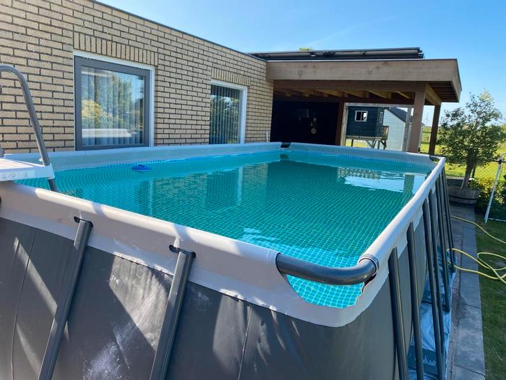 Zwembad liner - Rechthoekig, Tuin en Terras, Zwembaden, Gebruikt, Opzetzwembad, 120 cm of meer, 400 cm of meer, 200 tot 300 cm