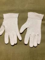 Vintage witte handschoentjes (240225c), Antiek en Kunst, Antiek | Kleding en Accessoires, Ophalen of Verzenden, Dames