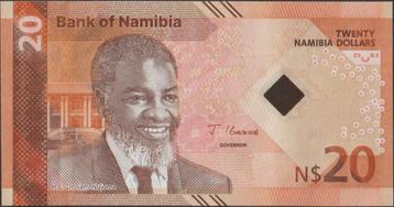Namibië 20 dollars 2025 UNC p.21 (# 6) beschikbaar voor biedingen