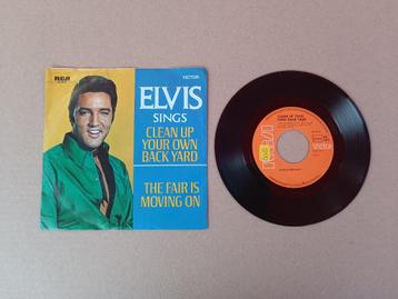 Single: Elvis Presley - Clean Up Your Own Back Yard (1971)   beschikbaar voor biedingen