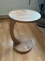 Bijzettafel, Ophalen, 50 tot 100 cm, Rond, Zo goed als nieuw