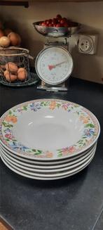 6x diepe borden ALPINE SPRING, Huis en Inrichting, Keuken | Servies, Gebruikt, Ophalen of Verzenden, Bord(en), Overige stijlen