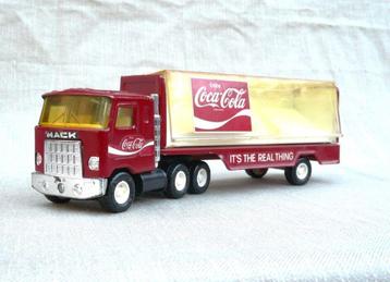 Buddy L Japan, Mack 1978 cruisliner + oplegger Coca Cola beschikbaar voor biedingen