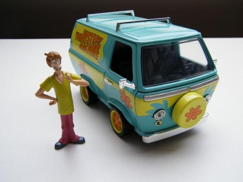 modelauto Mystery Machine + Scooby Doo en Shaggy figuur Jada, Hobby en Vrije tijd, Modelauto's | 1:24, Nieuw, Auto, Jada, Ophalen of Verzenden