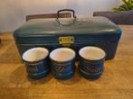 Emaille broodtrommel met zand,zeep en soda potten, Ophalen of Verzenden