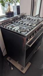 SMEG 6 pits gasfornuis IZGST 90cmbr, Ophalen, 60 cm of meer, Zo goed als nieuw, Gas