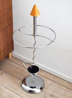 Vintage Memphis Paraplubak, Chroom – Mid Century Modern, 40 liter of meer, Ophalen of Verzenden, Zo goed als nieuw, Nvt