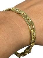 14 K Massief Gouden Schakel Armband - 20,5 cm / 34,4 g, Sieraden, Tassen en Uiterlijk, Armbanden, Onbekend, Ophalen of Verzenden