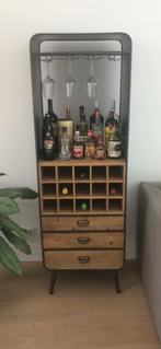 Wijnkast Dutchbone, Huis en Inrichting, Woonaccessoires | Wijnrekken, 5 tot 15 flessen, Ophalen of Verzenden, Zo goed als nieuw