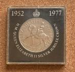 Penning - H.M. Queen Elizabeth II Silver Jubilee 1952 - 1977, Ophalen of Verzenden, Overige materialen, Buitenland
