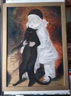 Schilderij naar Steinlen door T hoes, Ophalen of Verzenden