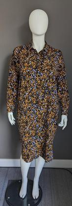 Monki oversized jurk. Zwart Oranje Paars. Maat XL. #2213., Oranje, Jurk, Monki, Verzenden