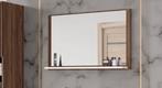 Spiegel met opstaand randje, Huis en Inrichting, Woonaccessoires | Spiegels, Ophalen, Minder dan 50 cm, Zo goed als nieuw, Minder dan 100 cm