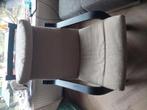 Fauteuils zwart frame, beige bekleding. Zit nog goed., Huis en Inrichting, Fauteuils, Ophalen of Verzenden, Gebruikt, 75 tot 100 cm