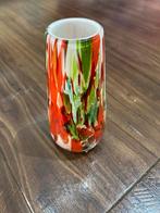 Fidrio mixed colours vaasje 14cm hoog, Ophalen, Nieuw, Glas, Minder dan 50 cm