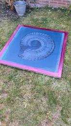 Zeefdrukraam 107,5x107,5cm  voor zeefdr, Ophalen