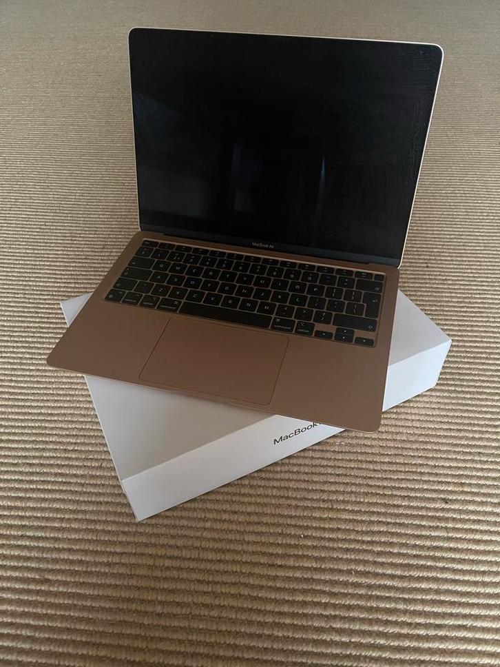 MacBook Air M1 (2020) Goud - Perfecte Staat!, Computers en Software, Apple Macbooks, Zo goed als nieuw, MacBook Air, 13 inch, Onbekend