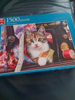 Jumbo puzzel 1500 stukjes compleet, Ophalen of Verzenden, 500 t/m 1500 stukjes, Zo goed als nieuw
