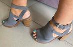 Shabbies Amsterdam 38 jeans blue suede leer, Shabbies Amsterdam, Blauw, Ophalen of Verzenden, Zo goed als nieuw