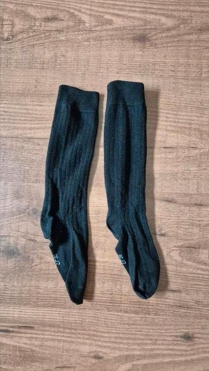 Ewers, kniekousen Rib, zwart maat 27/30, Kinderen en Baby's, Kinderkleding | Schoenen en Sokken, Zo goed als nieuw, Sokken, Meisje