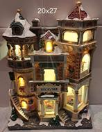 Kersthuisje 'Toy Store' met verlichting, Kunststof, 25 tot 50 cm, Ophalen of Verzenden, Zo goed als nieuw