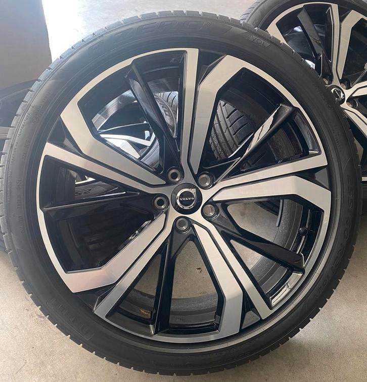 DEMO 21” Originele Volvo XC60 R-design velgen + Zomerbanden, Auto-onderdelen, Banden en Velgen, Banden en Velgen, Zomerbanden